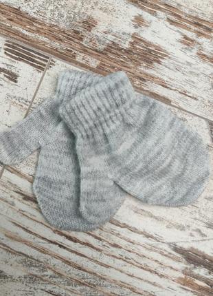 Рукавиці дитячі сірі