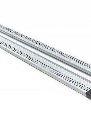 Боковые пороги nissan patrol y61 1997-2011 maya v2 (2 шт., алюминий) erkul