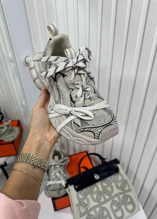 Кросівки в стилі balenciaga сірі