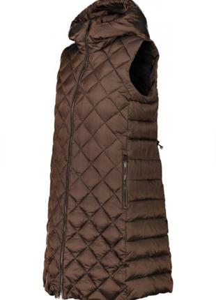 Жилет cmp woman vest long fix hood m