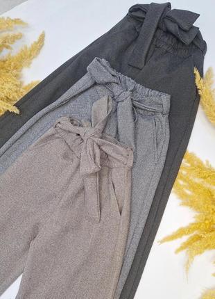 Теплые палаццо для девочки