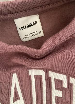 Свитшот укороченный pull &amp; bear3 фото