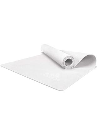 Килимок для йоги adidas premium yoga mat білий уні 176 х 61 х 0,5 см