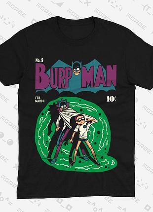 Футболка рік та морті в стилі бетмен rick and morty (tg091) xs