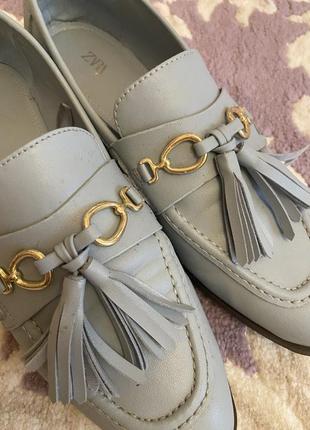 Туфли лоферы zara