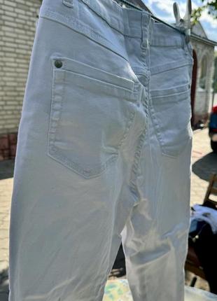 Белые 🤍 👖 джинси стрейч3 фото