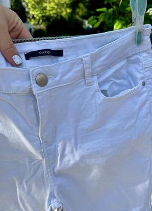 Белые 🤍 👖 джинси стрейч2 фото