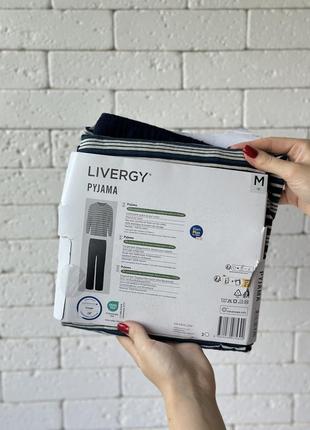 Чоловіча піжама або домашній костюм фланель livergy2 фото