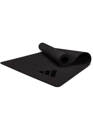 Килимок для йоги adidas premium yoga mat чорний уні 176 х 61 х 0,5 см