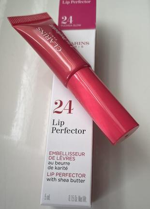 Clarins lip perfector 24 мини-блеск для губ 5 мл оригинал
