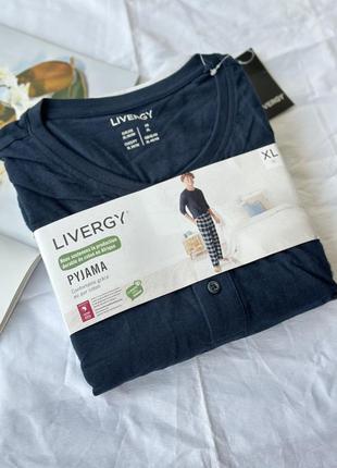 Мужская пижама или домашний костюм фланель livergy