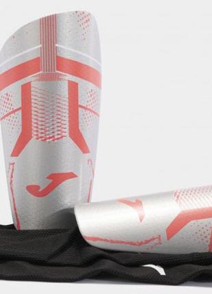 Щитки joma j-pro сріблястий, кораловий чол l (зріст 155-175 см)