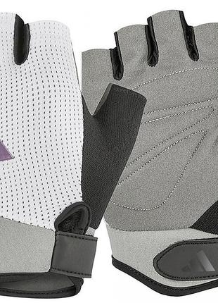 Рукавички для тренінгу adidas performance women's gloves білий, сірий жін s