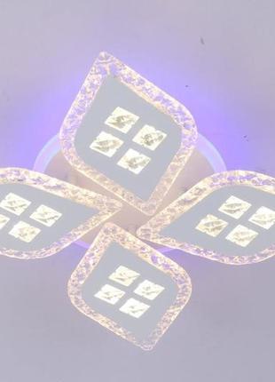 Люстра светодиодная акриловая valeso v k39931-4 1 wt с пультом