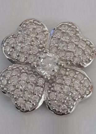 Серебряное колье с фианитами