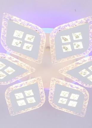 Люстра светодиодная акриловая valeso v k39931-6 1 wt с пультом