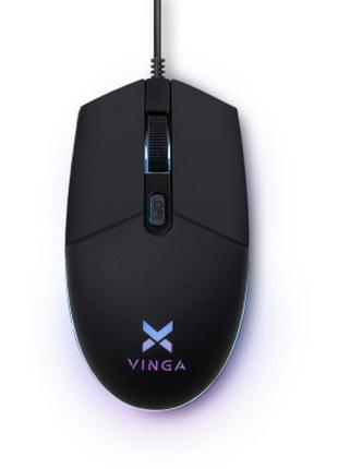 Мышка vinga msg-100 black