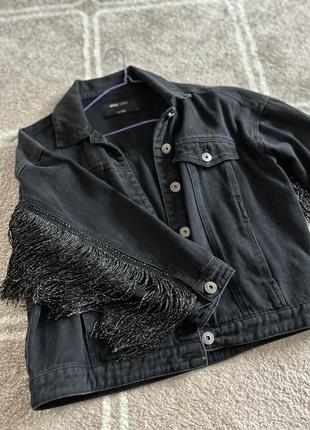 Джинсова куртка оверсайз