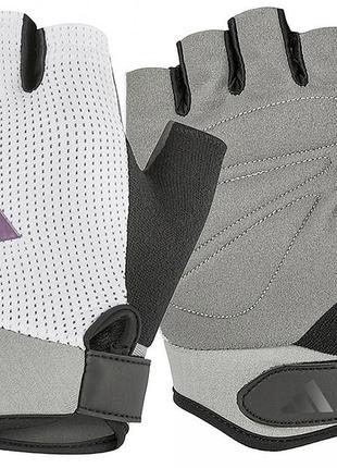 Рукавички для тренінгу adidas performance women's gloves білий, сірий жін xl