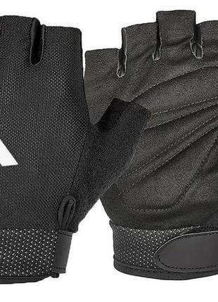Рукавички для тренінгу adidas essential adjustable gloves чорний уні xl