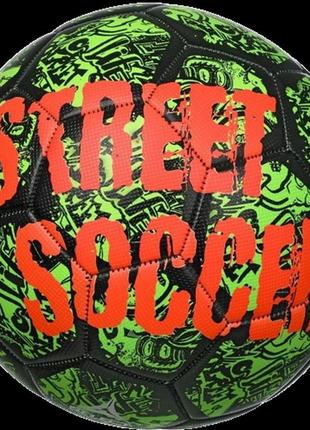 М'яч футбольний вуличний select street soccer v22 зелений уні 4,5