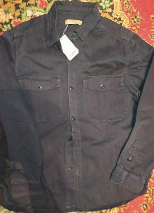 Джинсова рубашка mango