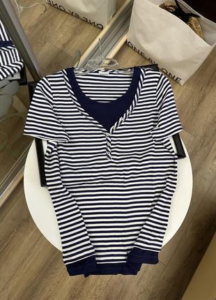 Нова білизна футболка-тельняшка для сну/будинку damart