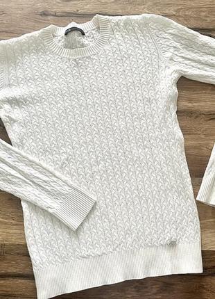 Светр oodji молочний в'язаний