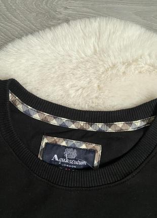 Aquascutum мужской фирменный свитшот р.с/м
