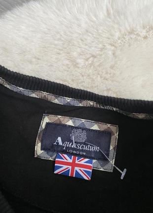Aquascutum мужской фирменный свитшот р.с/м