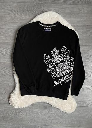 Aquascutum мужской фирменный свитшот р.с/м