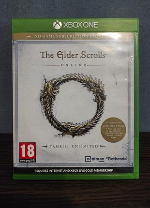 Лицензионный диск the elder scrolls, игра для xbox one