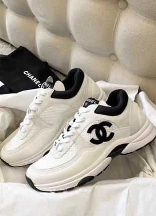 Кроссовки в стиле шанель, chanel