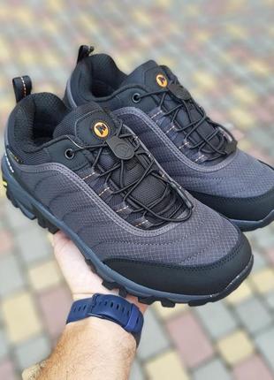 Термо кроссовки merrell vibram cordura серые6 фото