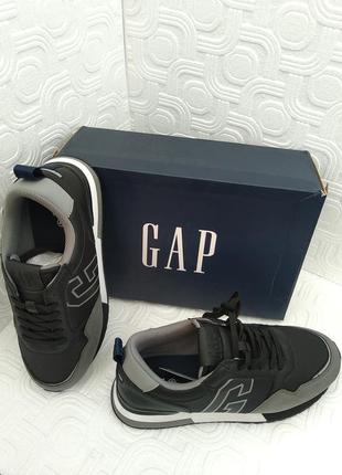 Кросівки gap чорно-сірі 43р чоловічі