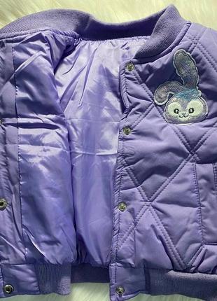 Бомбер на дівчинку весна-осень 3