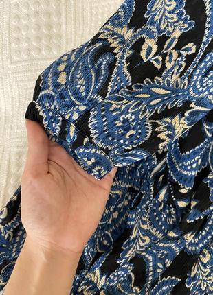 Платье zara, короткое платье, женское платье, платье шифоновое7 фото