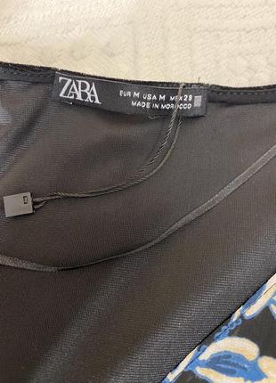 Платье zara, короткое платье, женское платье, платье шифоновое9 фото