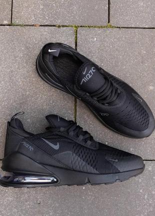 Р.40-45 кросівки nike air max 270 total black nk0445 фото