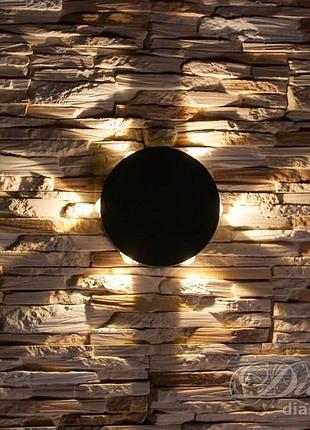 Уличное бра светодиодное настенный светильник led diasha dfb-2236gr nw