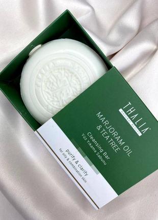 Глибокоочищаюче мило з майораном і чайним деревом thalia, 110 г