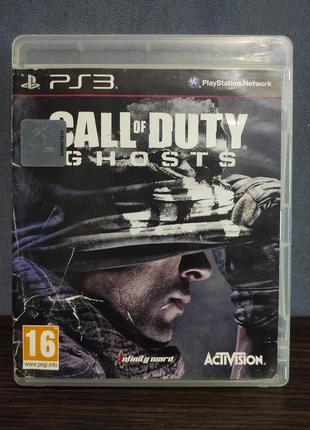 Лицензионный диск call of duty "ghosts", игра для ps3 sony playstation