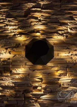 Уличное бра светодиодное настенный светильник led diasha dfb-1323gr nw