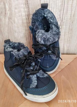 Детские зимние ботинки кроссовки zara (испания, р.24)