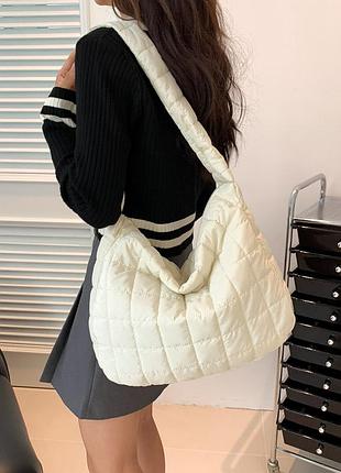 Сумка шоппер (молочная)