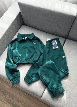 Котоновий оверсайз костюм оригінал reebok
