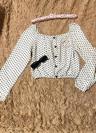 Сорочка в горошок