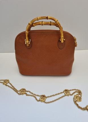 Сумка gucci, сумка бамбукова ручка, шкіряна сумка bamboo