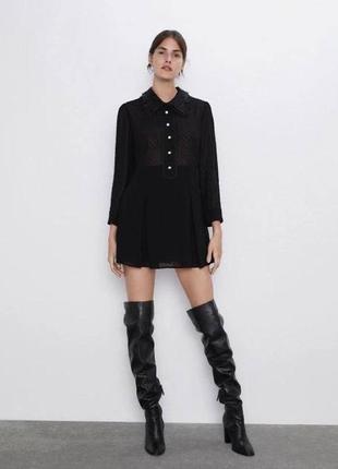 Платье zara с камнями