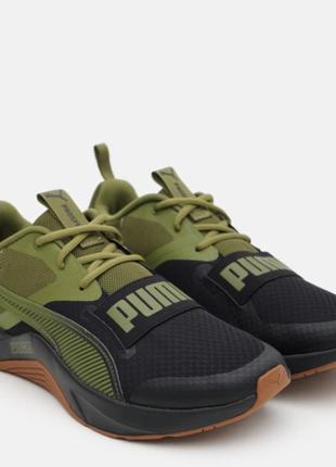 Кросівки чоловічі оригінальні бігові puma protect neo force (пума)  хакі
